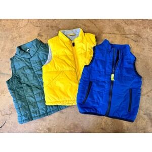 Lot of 3 Toddler Boy Vests, 18 Months